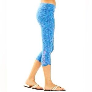 Lilly Pulitzer Blue and Pink Luxletic Leggings